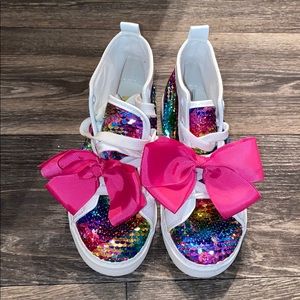 Jojo Siwa sequined sneakers